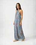 Vestido Halter Azul