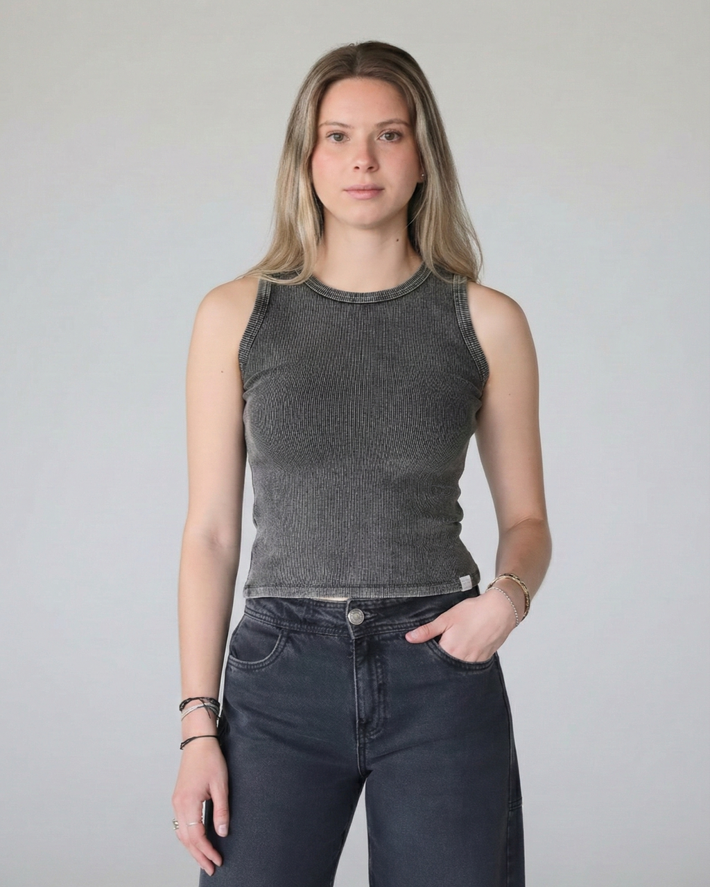 Camiseta Rib Marengo