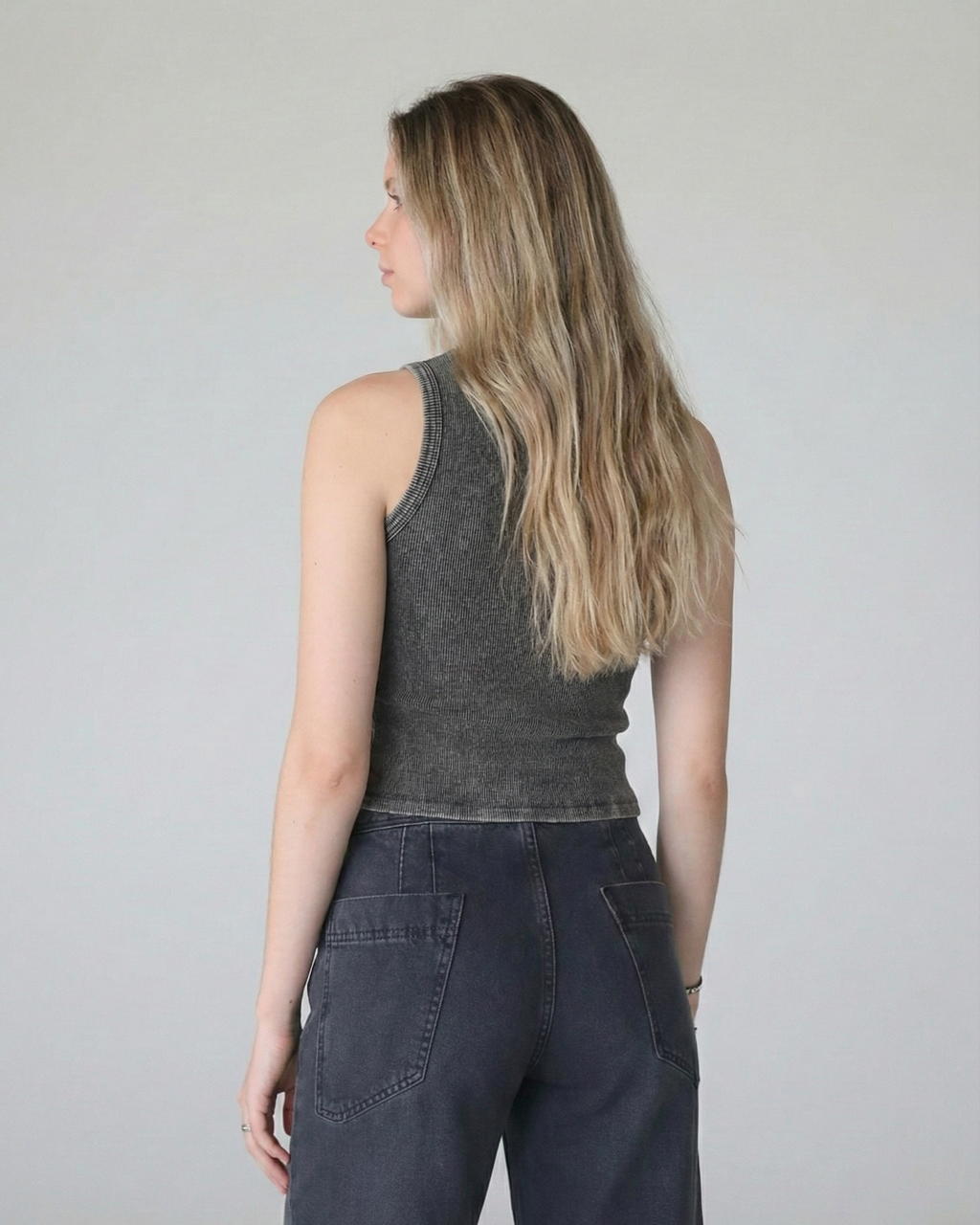 Camiseta Rib Marengo