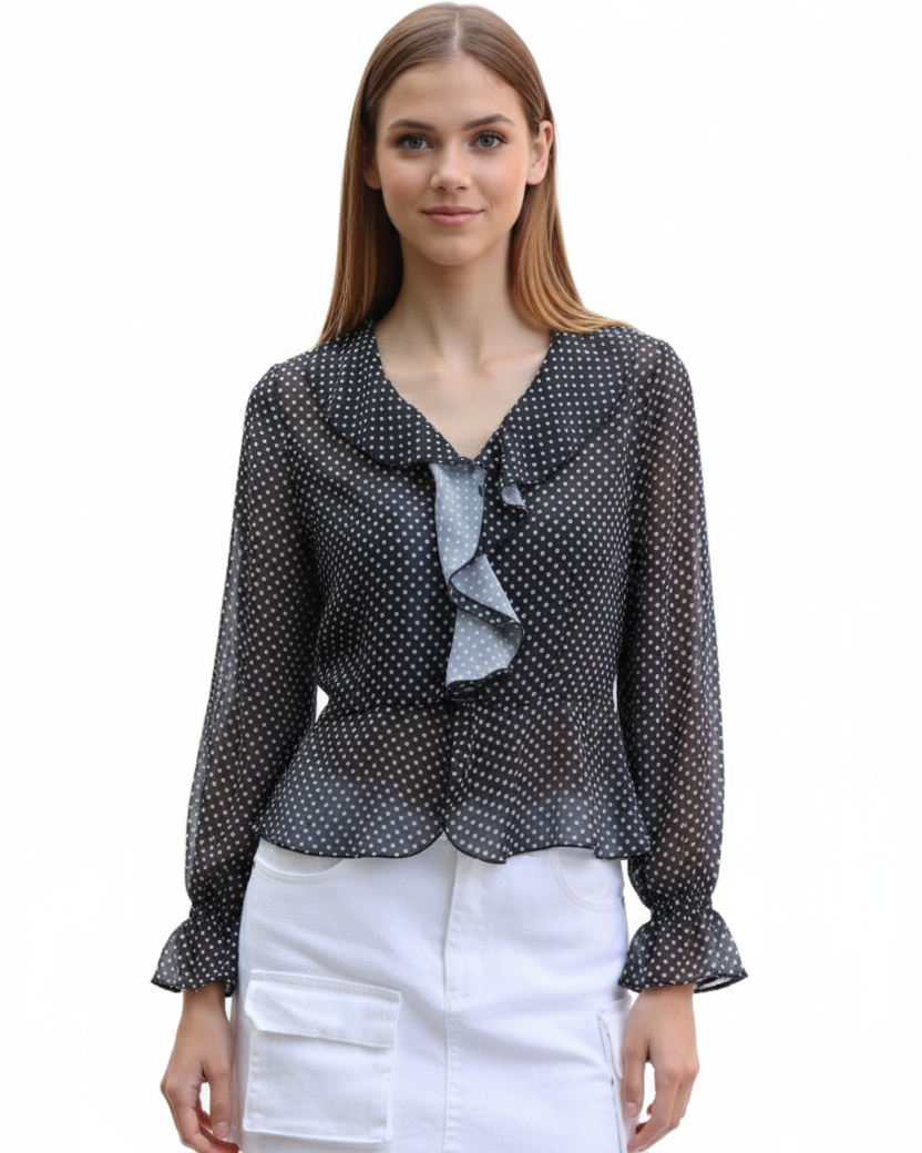 BLUSA JULIA LUN NEGRA