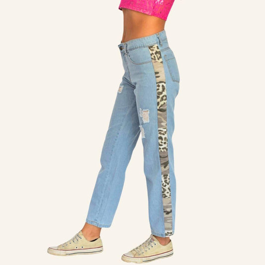 Jeans Banda Camuflados Print - MQM