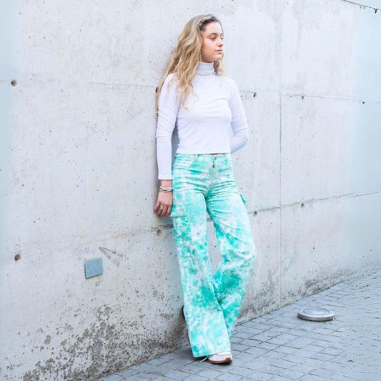 Pantalon Bolsillos Manchas Aqua - MQM