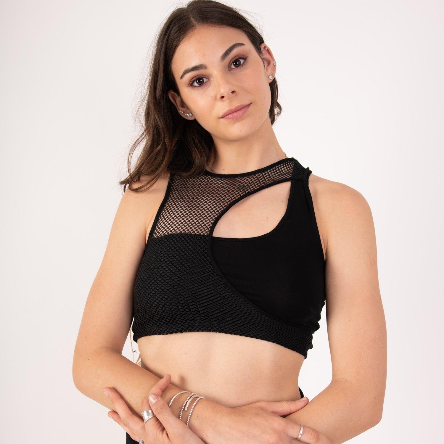 Crop Enchel Negro - MQM