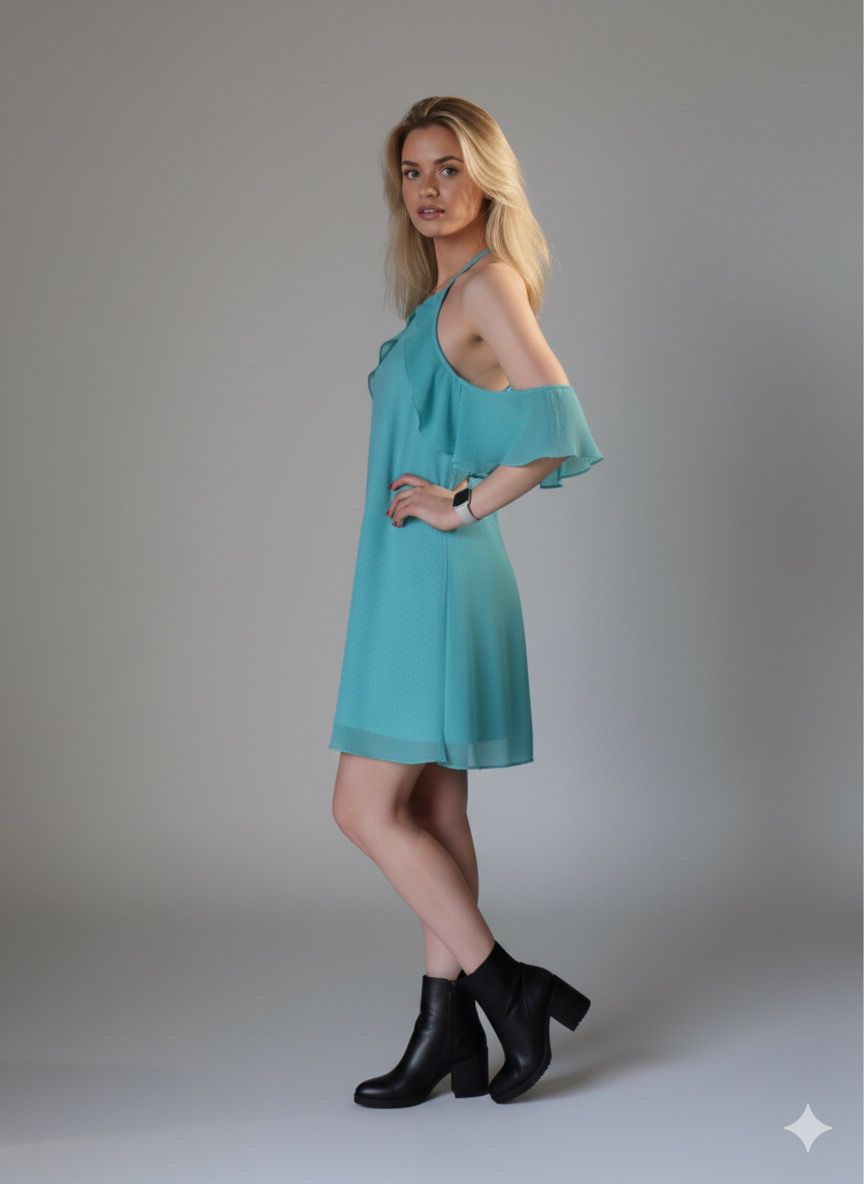 Vestido Dots Verde