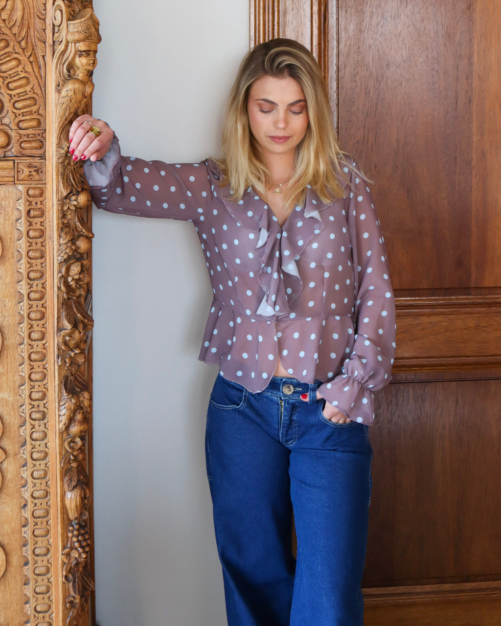 BLUSA JULIA LUN TAUPE