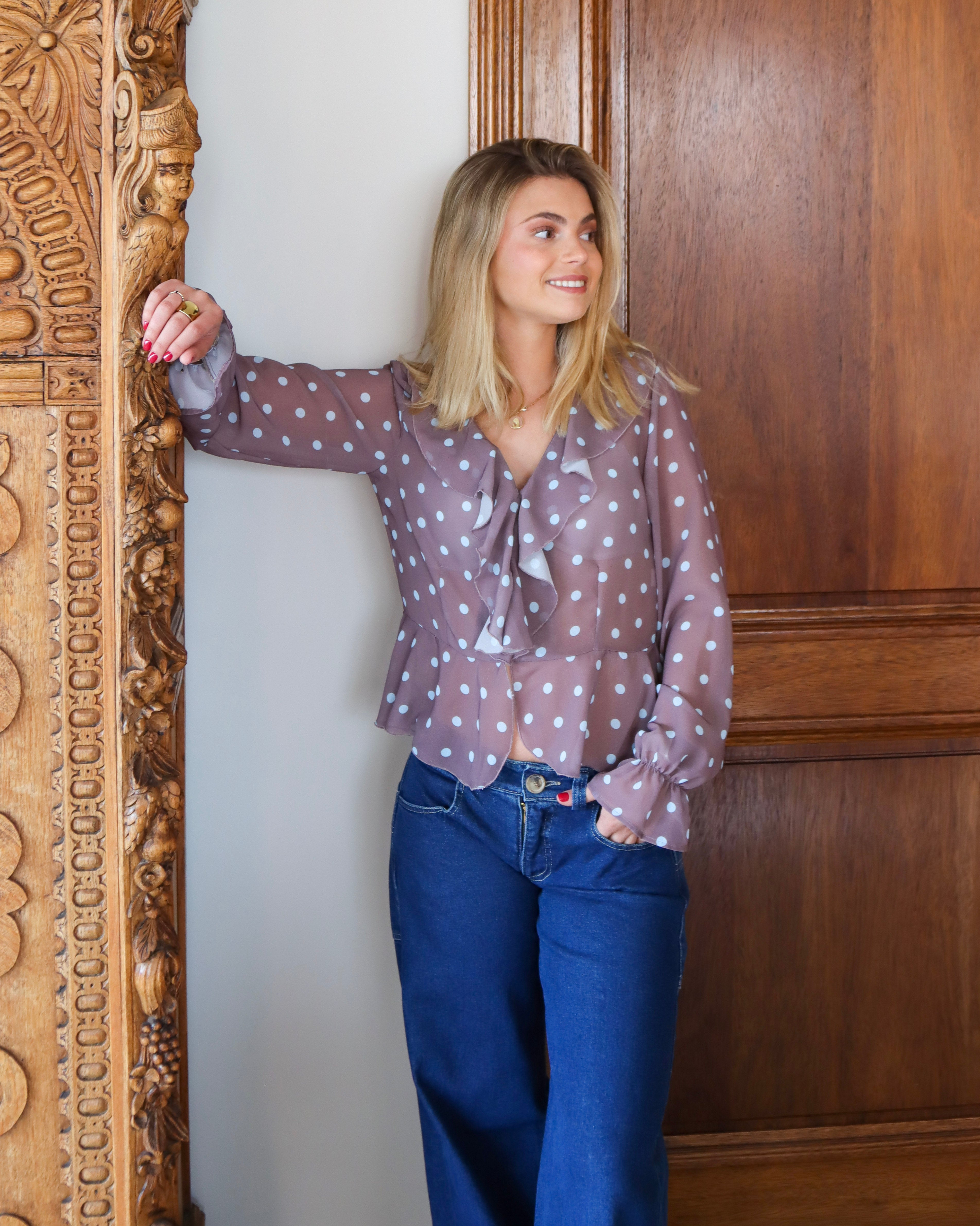 BLUSA JULIA LUN TAUPE