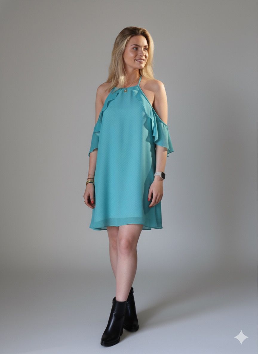 Vestido Dots Verde