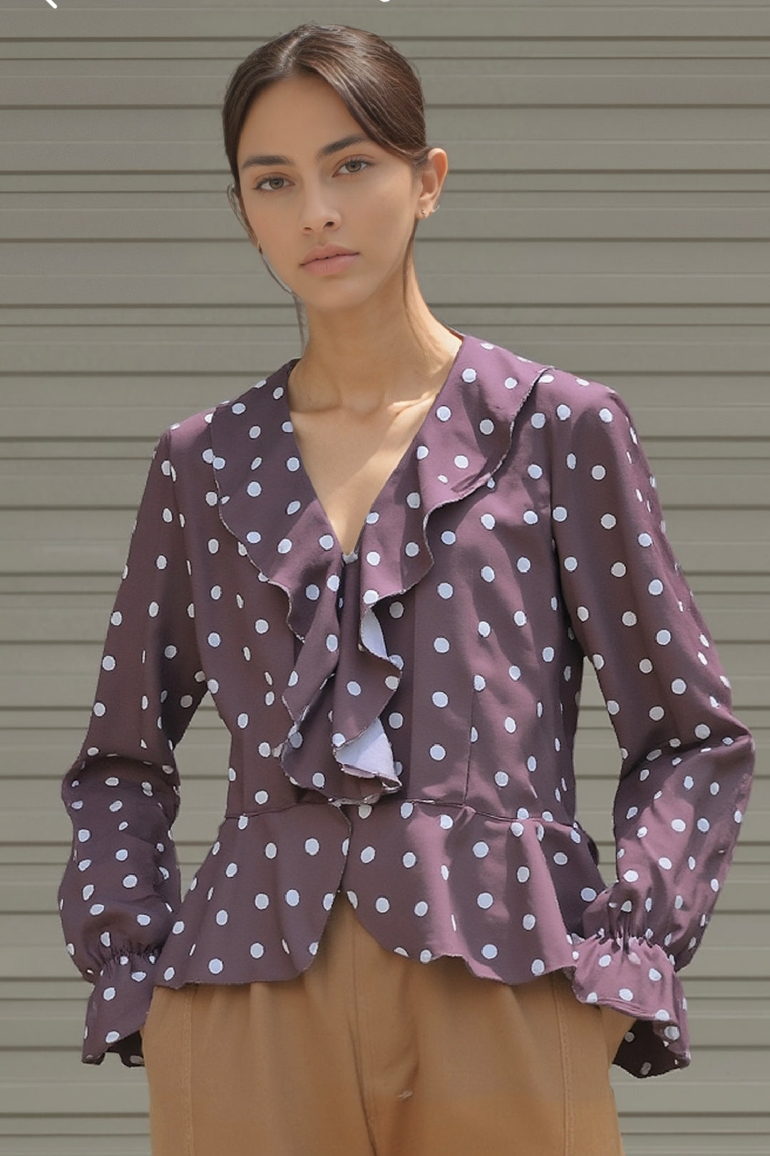 BLUSA JULIA LUN TAUPE