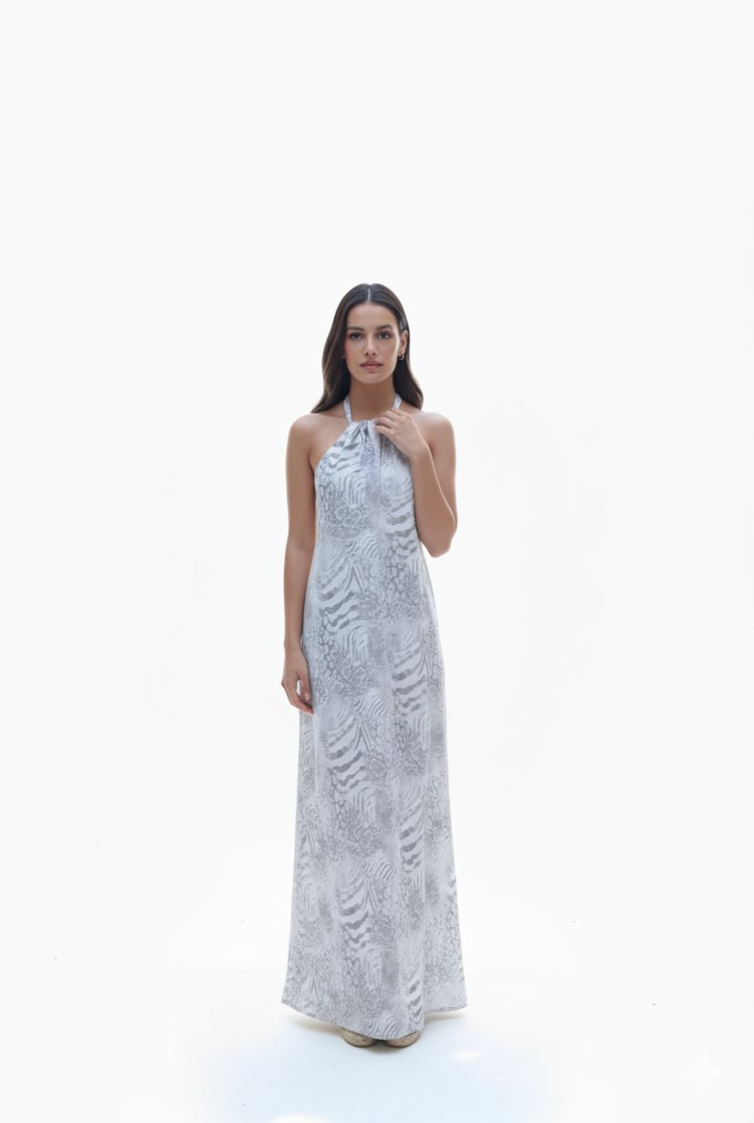 Vestido Maxi Animal