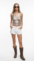 Short jeans blanco