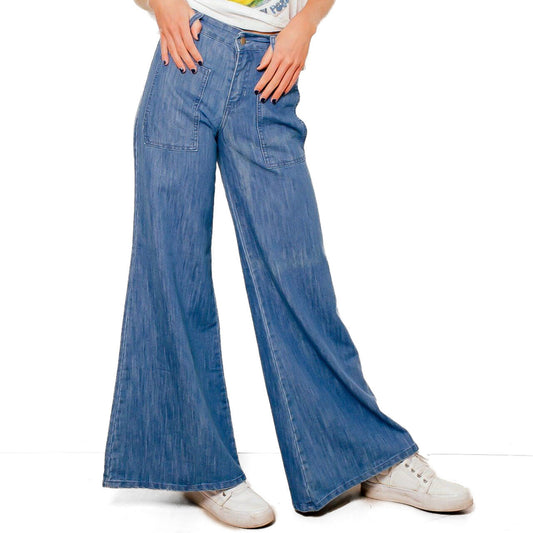 Jeans Marco Wide Leg Azul